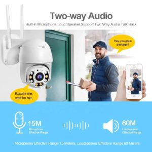 Camera wifi ptz extérieure 355 degré hd ip66 gros