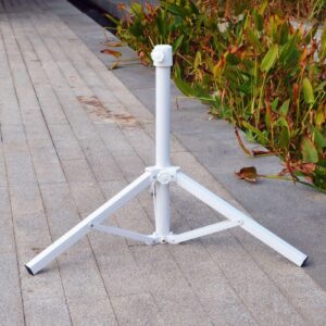Pied de parasol pliable en aluminium 2,5cm