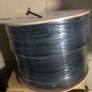 Câble ethernet rj45 outdoor Utp cat 6 + 2cables electrique